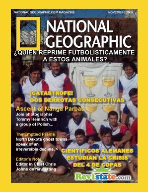 4 de Copas en la portada del NATIONAL GEOGRAPHIC